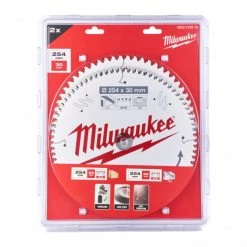 LAME MILWAUKEE 254 X 30 Mm Jeu D'emballage Double (2pc) - 4932479576