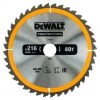 Lames DEWALT De Scie Circulaire Stationnaire Construction 216x30mm - DT1953-QZ