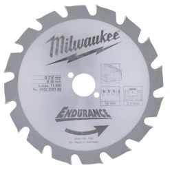 LAME SCIE CIRCULAIRE210MM/16 DTS (X1) MILWAUKEE ACCESSOIRES - 4932259182