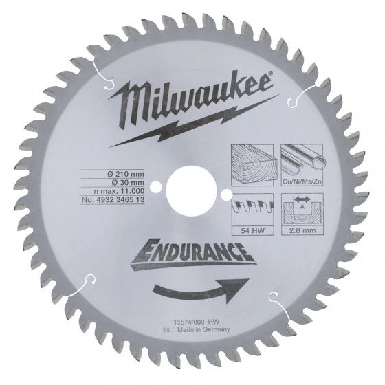 LAME SCIE CIRCULAIRE210MM/54 DTS (X1) MILWAUKEE ACCESSOIRES - 4932346513 1 LAME SCIE CIRCULAIRE210MM/54 DTS (X1) MILWAUKEE ACCESSOIRES - 4932346513