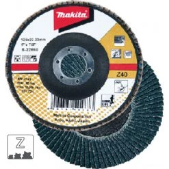 PLATEAUX À LAMELLES PREMIUM ZIRCONIUM BOMBÉ X180 Z120 ANGL MAKITA - B22735