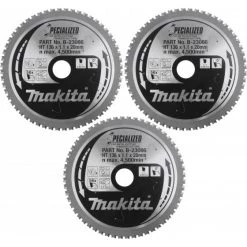 LOT LAME TCT BA 136/20/56 INOX (3 X B-23086) MAKITA - B34752